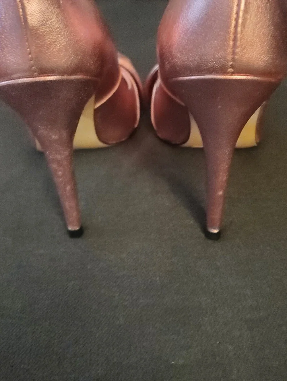 Ted Baker RYAL Metallic Pink Pointed-Toe Bow Stiletto Pumps - Women SZ 9.5